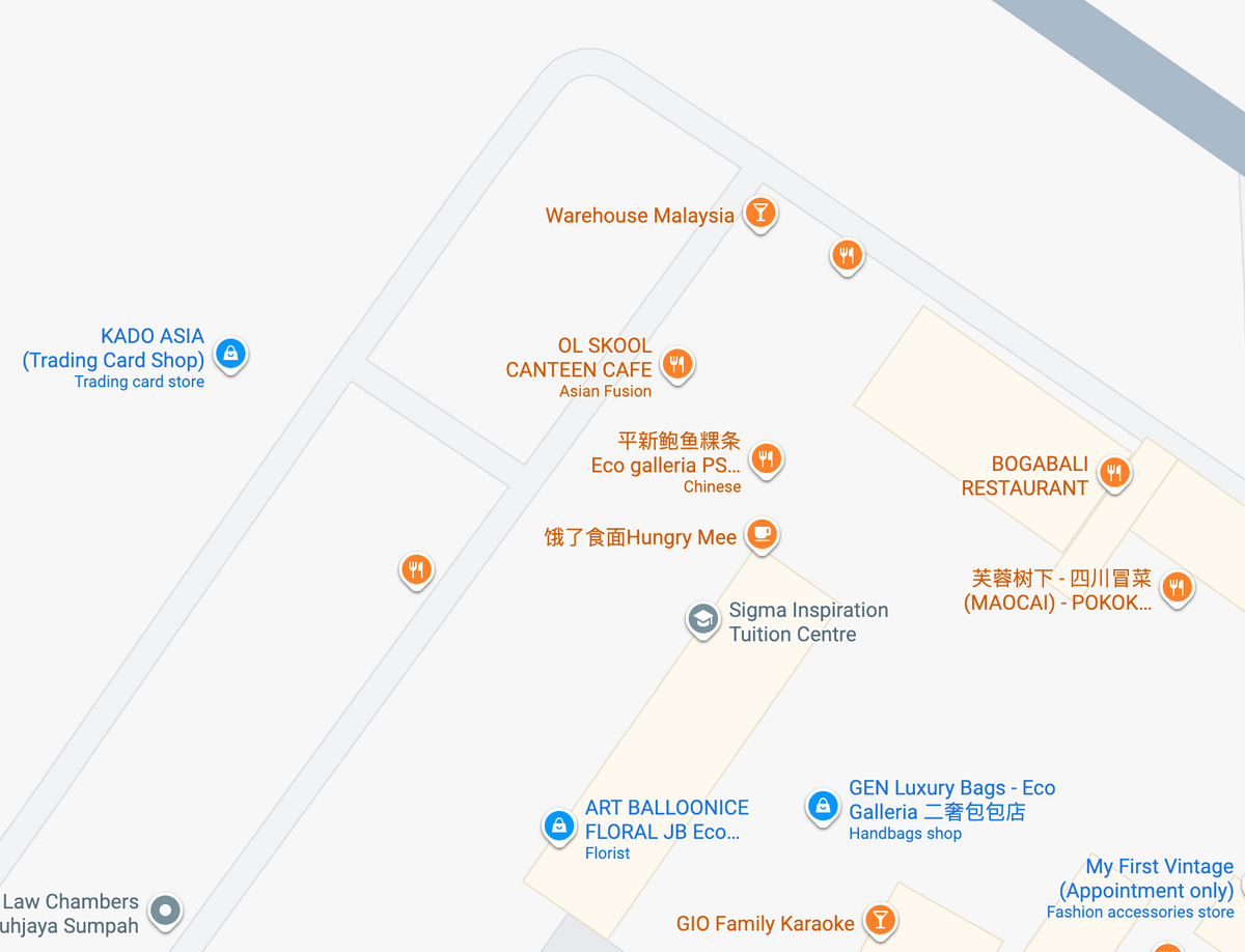 Zona de Pizza location map